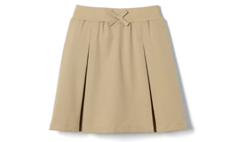 Knee length khaki skorts best sale